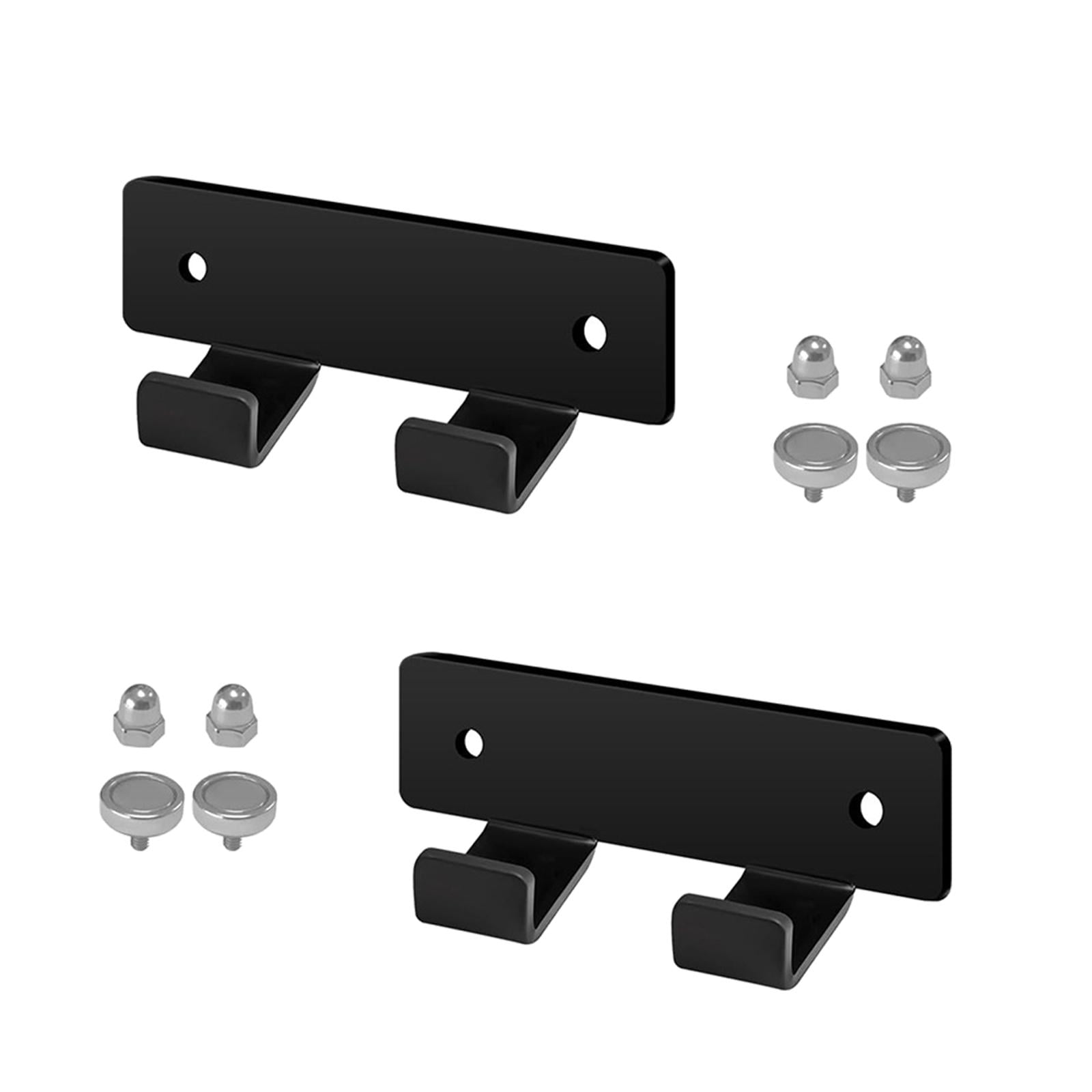 2 Pieces Storage Rack Magnetic Hooks Heavy Duty Steel Attachment for Workshop Drill Press Lathe Use