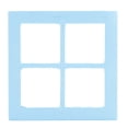 thumbnail image 2 of Miniature Window, Vivid Birch 4 Panes Dollhouse Window Compact Size  For Decor For Craft Blue, 2 of 8