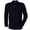 Navy, variant on Henbury Mens Classic Plain Long Sleeve Cotton Polo Shirt