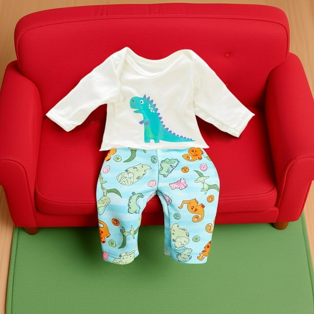 Conjunto de vestido navideño para muñecas Reborn de 45 cm | Ropa de 43 cm | Disfraz de algodón elástico para niñas de 3 a 6 años | Juguete de regalo y rompecabezas para casita de juegos