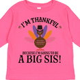 thumbnail image 4 of Inktastic Thanksgiving Big Sis Announcement Turkey Girls Long Sleeve Toddler T-Shirt, 4 of 5
