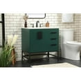 thumbnail image 2 of Elegant Kitchen and Bath 32 inch Single bathroom vanity in green, 2 of 8