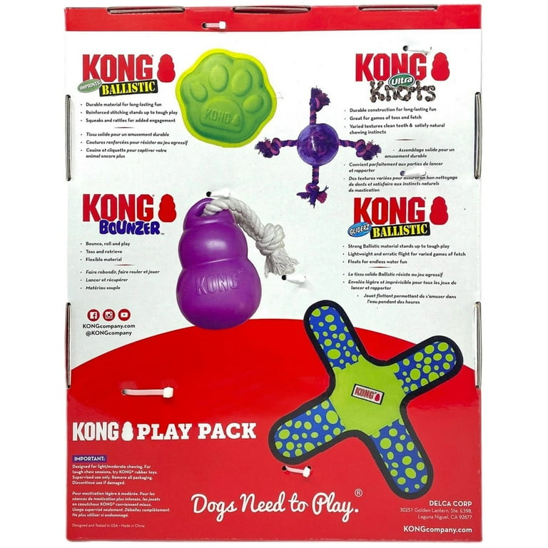 Kong Ballistic Hide n Treat - Four Your Paws Only