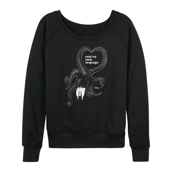 Disney Villains - Read My Body Language Ursula - Women's Lightweight French Terry Long Sleeve Shirt