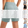 thumbnail image 3 of vigerkar High-Waisted Athletic Shorts for Women - 6" Inseam with Pockets, Soft Fabric for Running, Walking & Yoga (Light Pink, L), 3 of 7