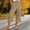 Khaki, variant on CBASIHI Womens Cotton Linen Capris with Pockets- Baggy Elastic Waist Drawstring Casual Summer Wide Leg Beach Pants Khaki Size XL