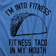 thumbnail image 2 of Mens Fitness Taco Funny T Shirt Humorous Gym Graphic Novelty Sarcastic Tee Guys Graphic Tees, 2 of 5