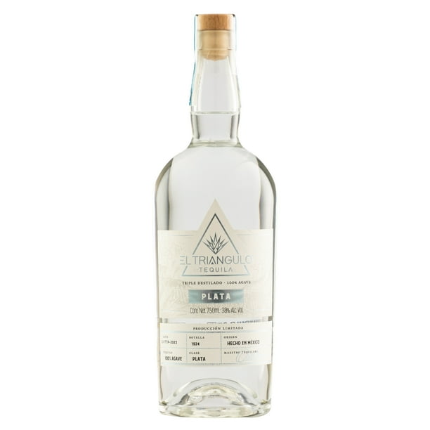 Tequila El Triangulo Plata 750 Ml El Triangulo Tequila Plata
