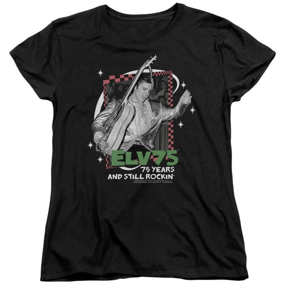Elvis Presley - Still Rockin - Women's Short Sleeve Shirt - Large