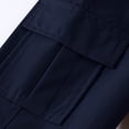 thumbnail image 6 of Boys Cargo Joggers Pants Elastic Waist Jogging Youth Hiking Trousers Kids School Uniform Sweatpants 3-4T, 6 of 7