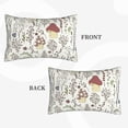 thumbnail image 2 of Uemuo Colorful Mushrooms and Plants Print Throw Pillow Case – Cozy & Soft Cushion Cover, Hypoallergenic Pillow Case for Sleeping, Perfect for Women with Envelope Closure-, 2 of 6