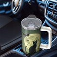 thumbnail image 5 of Halloween Tumbler 30 oz with Handle and Straw Witch Skull Travel Cup Halloween Party Gifts for Women Insulated Mug, 5 of 5