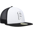 thumbnail image 3 of Men's New Era White/Black Pittsburgh Pirates 2023 On-Field Batting Practice 59FIFTY Fitted Hat, 3 of 6