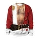 thumbnail image 1 of Jersey de fiesta de Navidad para hombre, sudaderas de cuello redondo con estampado muscular, ropa de regalo de Navidad, atuendo de pareja, ropa de calle de gran tamaño divertida, 1 of 4
