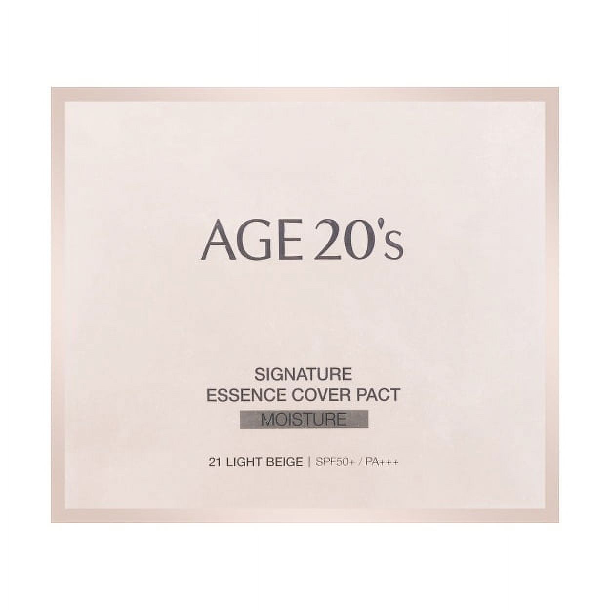 AGE 20'S Signature Essence Cover Pact Moisture SPF 50+ PA+++ No.23 Medium Beige - image 2 of 3