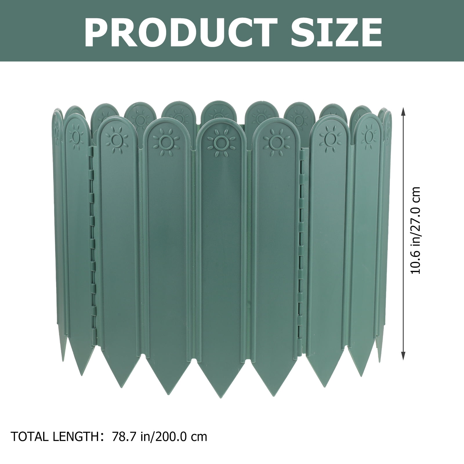 Flower Bed Decor Garden Fence Portable Edging Border