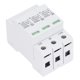 thumbnail image 4 of DC 1000V 40KA Surge Protector Arrester Protective Device for Photovoltaic Power System White 3P, 4 of 5