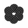 thumbnail image 7 of 13 Inch Round Placemats Set of 6, Christmas Tree Non Slip Heat Insulation PP Table Mats, Black White Winter Xmas Snowflakes Washable Place Mats for Kitchen Dining Party Table Decor, 7 of 7