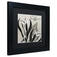thumbnail image 3 of Trademark Fine Art "Flowering Herbs I" Canvas Art by Color Bakery Black Matte, Black Frame, 3 of 4