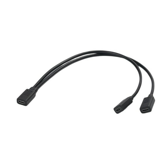 USB C to USB C Splitter USB C Female to Female Fast Charging Adapter for Laptop
