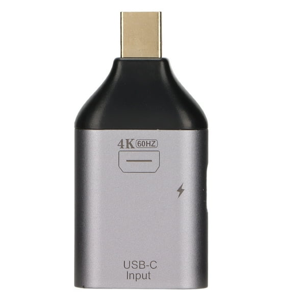 ZOUSSIQI 4K 60Hz USB C Female to Mini Displayport Male Adapter Converter and PD Power Adapter for Mobile Phone PC Projector and Monitor EL225#62601
