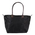 thumbnail image 2 of Bolso de Hombro de Tela Oxford para Mujer Con ASA de Cuero, Bolso de Trabajo para Portátil Resistente Al Agua Para Oficina, Viejes, Gimnasio, Bolso de Gran Capacidad, Resistente, 2 of 7