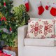 thumbnail image 4 of Fiudx Ofertas De La Semana Fundas De Almohada De Feliz Navidad, Funda De Almohada De Algodón De 18X18 Pulgadas, Decoración De Navidad, Decoración De Fiesta De Invierno Para Sofá, 4 of 5