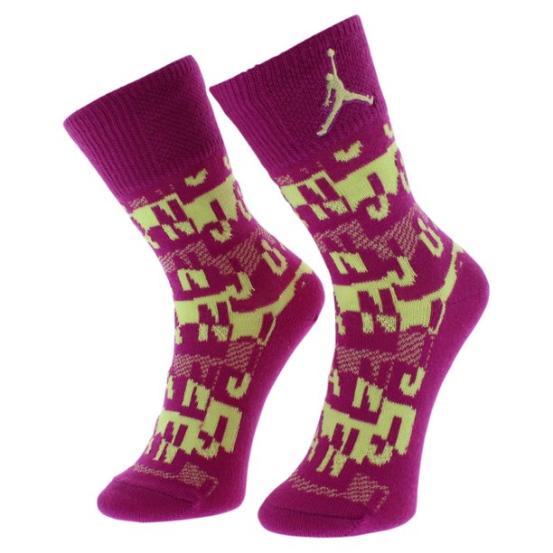 Jordan Jordan Girls Retro 4 Two Pack Crew Socks Purple