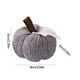 thumbnail image 4 of Cosecha Calabaza Ganchillo Calabazas Punto Otoño para Bodas (gris), 4 of 4