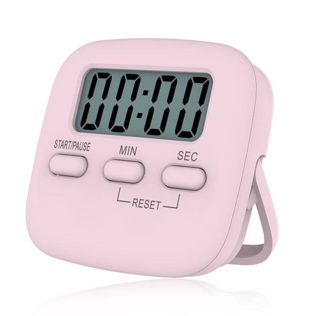 Yeacher Portable Digital Kitchen Timer Magnetic Cooking Countdown Alarm with LCD Screen Stand for Study