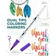thumbnail image 6 of Ohuhu 36 Colors Dual Tips Brush Pens, Water Based Marker for Calligraphy Drawing Sketching, 6 of 8