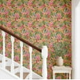 thumbnail image 2 of S4sassy Self-Stick Decorative Wallpaper, Tropical Citrus Blossom Wall Paper, Vinyl Waterproof Contact Paper, Yellow, 25"x120" Removable Renter Friendly Wall Covering For Bedroom, Dining room, 2 of 9