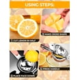thumbnail image 4 of Exprimidor Manual de limón de acero inoxidable, exprimidor Manual de zumo de naranja fresco, exprimidor Manual de lima y limón, exprimidor Manual de frutas, 4 of 5