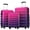 Multicolor purple, variant on Hardside Suitcase, Hardshell Luggage Sets 3 pcs Spinner Suitcase with TSA Lock Lightweight-20"+24"+28" Luggages, Pink Leopard Hardside Luggage,Pc Hardside Checked Luggage