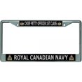 thumbnail image 1 of Royal Canadian Navy Chief Petty Officer 1st Class Chrome License Plate Frame, 1 of 1