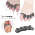 thumbnail image 2 of 1 Pair Of Gel Toe Separators For Overlapping Toes, Gel Toe Straightener Bunion Corrector, Toe Spacers, 2 of 5