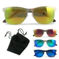 thumbnail image 2 of Mens Womens Retro Vintage Mirror Sunglasses Sports Driving Classic Yellow Lens, 2 of 2