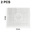 thumbnail image 2 of 2 Pack Sink Mats for Bottom of Kitchen Sink, PVC Eco-friendly Sink Protectors for Kitchen Stainless Steel Sink, Quick Draining Dish Drying Mat, Dots Design, 2 of 5