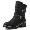thumbnail image 3 of GLOBALWIN Fashion Ankle Boots for Women Black 7.5M, 3 of 8