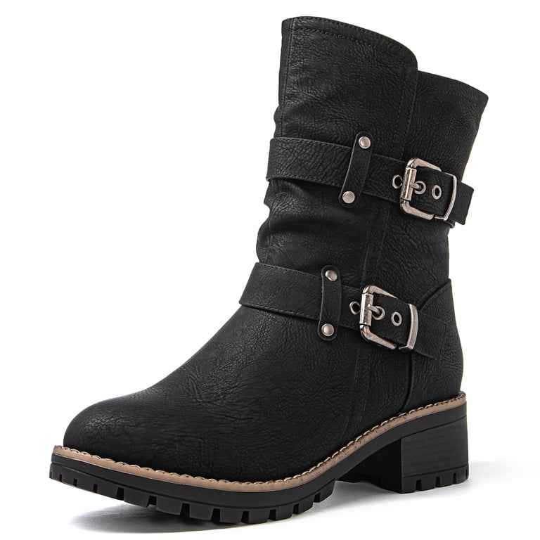 Global Win Tan Black Gray Leather Fashion Ankle Boots Round Toe Zipper Men’s 7.5 Global Win Winter Boots, Black, Brand New, Mens Size 7.5 | eBay main image 4