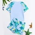 thumbnail image 5 of Boys Casual Toddler Summer Short Sleeve Jumpsuit Cartoon Print Swimsuit Clothes Fashion Size 6-7T, 5 of 7