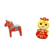 thumbnail image 1 of Figura de escritorio,Estatua de caballo Dala tradicional sueca,artesanía,Figura creativa de caballo de Dalecarlian,Estatua de serpiente china,Estatua de serpiente para decoración del, 1 of 8