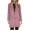 Pink, variant on Luxalzxs Trench Coat for Women 2023 Business Attire Solid Color Long Sleeve Single Breasted Slimming Cardigan Suit Coat Top