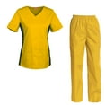 thumbnail image 1 of Women's Scrubs Set Scrub Top and Pants Scrubs Set, 1 of 3