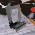 thumbnail image 2 of Soporte para discos de vinilo, almacenamiento de álbumes de escritorio, multifunción, Premium, independiente Negro, 2 of 8