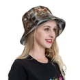 thumbnail image 5 of Kdxio Reflective Bucket Hat - Serene Kitten Kingdom Print Bucket Hat for Men,Women, 5 of 6