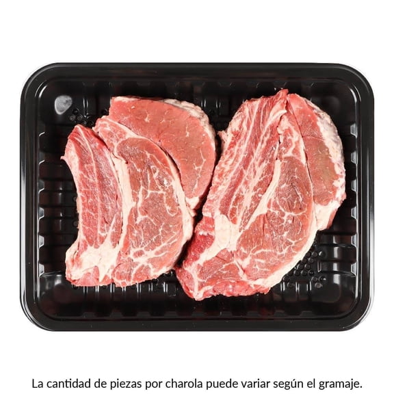 Aguja norteña de res sonora por kg peso aprox por charola 500 g
