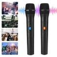 thumbnail image 3 of Micrófono Inalámbrico de Mano VHF Micrófono Inalámbrico Universal, 2 en 1 Receptor de Micrófono de Voz de Karaoke USB, Receptor V16U Inalmbrico de Bajo Ruido Micrófono, 3 of 7