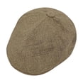 thumbnail image 2 of VLOOCKLW Men's Western Style Cowboy Hat Brown Classic Design with Leather & Metal Embellishments, Wide Brim Outdoor Sun Hat for Casual Daily Wear, 2 of 4
