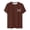 Brown, variant on Mens Graphic Tees 3D Stereo Graphic Printed Short Sleeve Relaxed Fit Crew Neck Breathable Casual Summer Street Fashion Men's T-Shirts Black XXXL